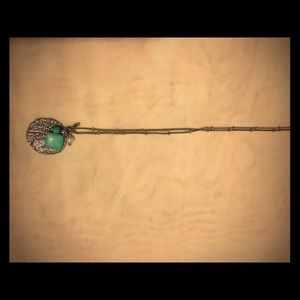 Lia Sophia Turquoise & silver accent necklace